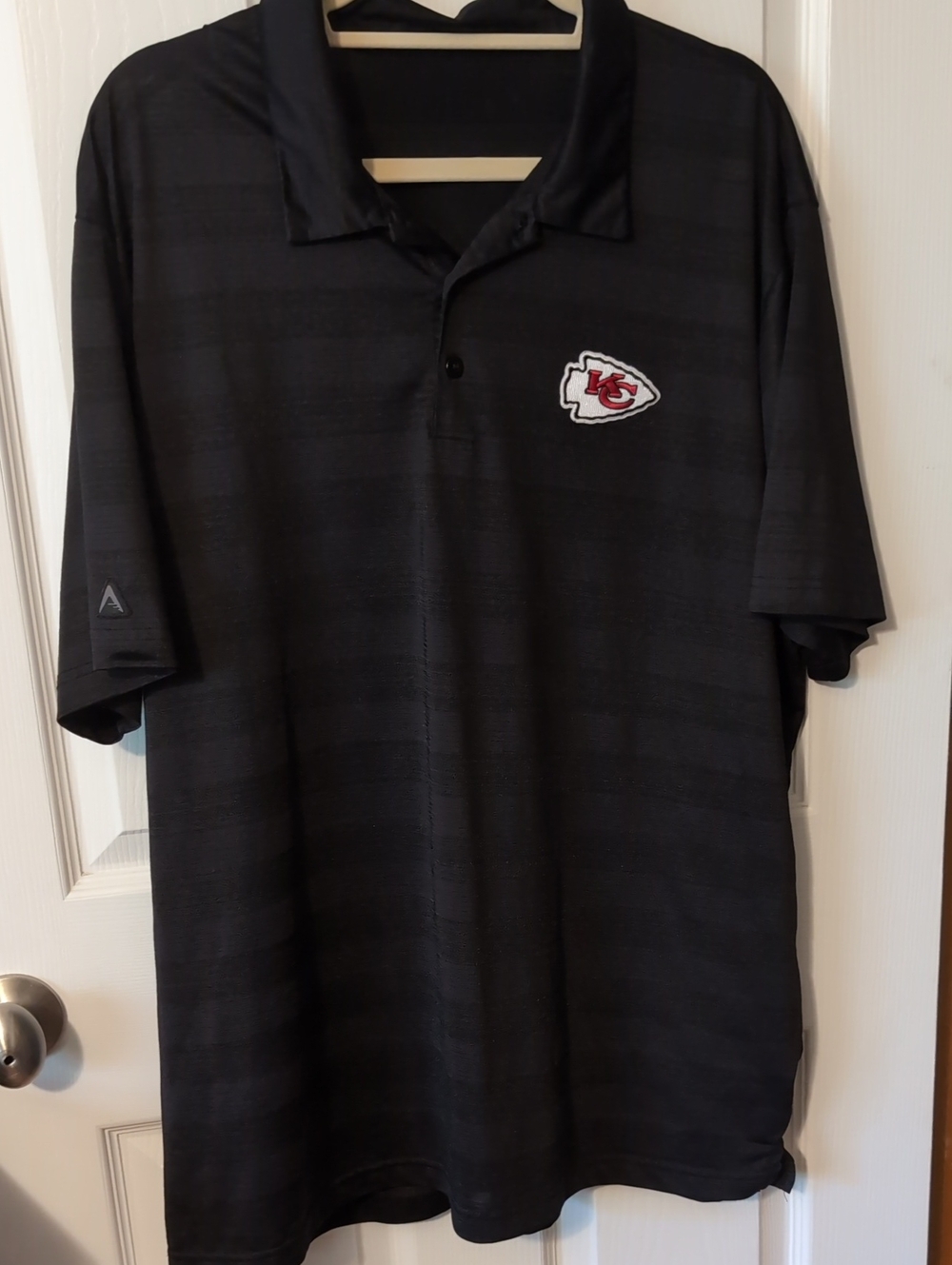 Kansas City Chiefs Black Polo Shirt